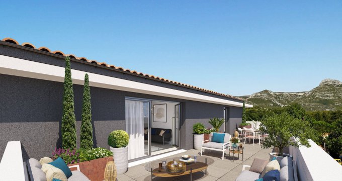 Achat / Vente appartement neuf Aubagne résidence intimiste au coeur du centre-ville (13400) - Réf. 6682