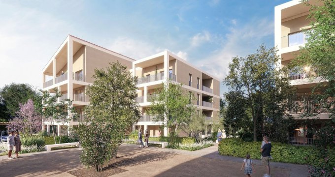Achat / Vente appartement neuf La Roque-d'Anthéron au pied du massif du Lubéron (13640) - Réf. 13174
