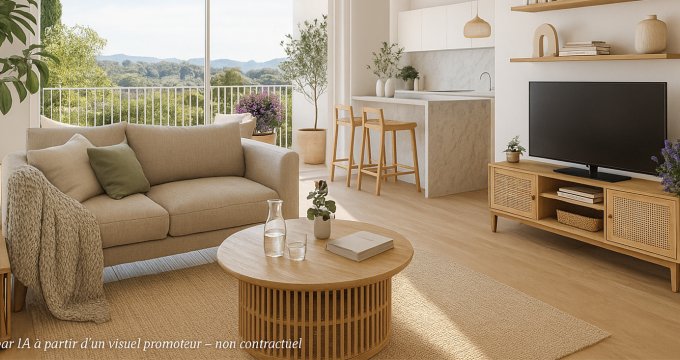 Achat / Vente appartement neuf Marseille 13ème secteur résidentiel à 2 min à pied du métro 1 (13013) - Réf. 13541