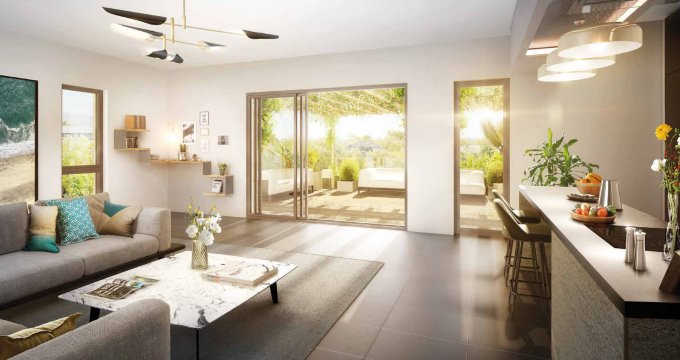 Achat / Vente appartement neuf Marseille 8ème résidence de standing aux portes du parc Borely (13008) - Réf. 12587