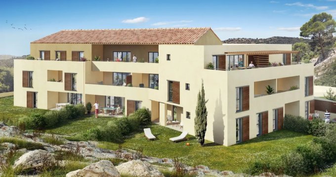 Achat / Vente appartement neuf Meyrargues résidence intimiste dans un cadre féerique (13650) - Réf. 8640