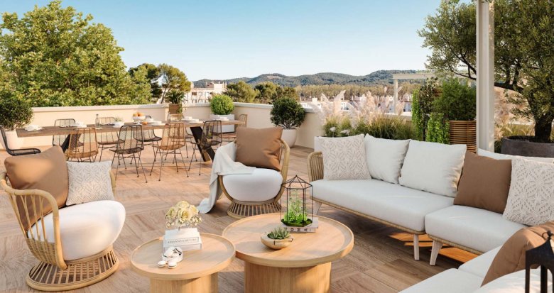 Achat / Vente appartement neuf Aix-en-Provence à proximité du parc de la Torse (13090) - Réf. 11263