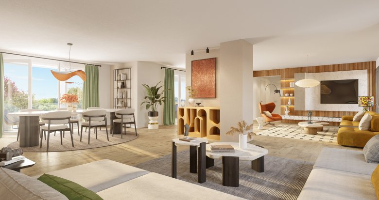 Achat / Vente appartement neuf Aix-en-Provence quartier Saint-Jérôme proche parc de la Torse (13090) - Réf. 8891