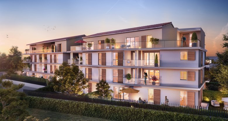 Achat / Vente appartement neuf Aix-en-Provence quartier Saint-Jérôme proche parc de la Torse (13090) - Réf. 8891