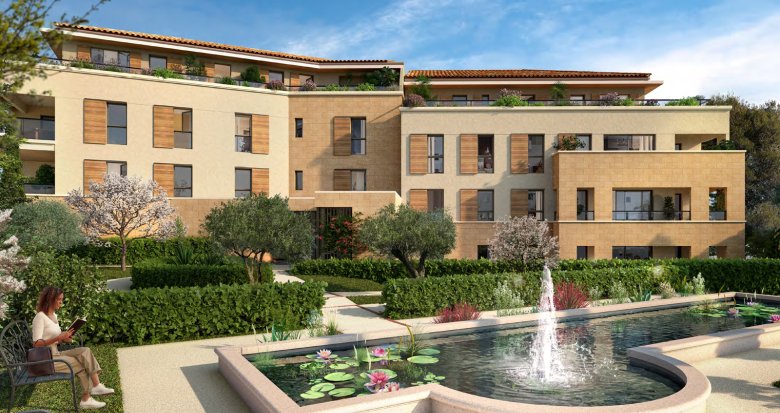 Achat / Vente appartement neuf Aix-en-Provence résidence de standing aux portes de La Torse (13090) - Réf. 13084