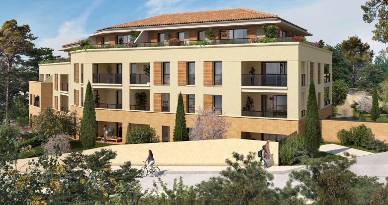 Achat / Vente appartement neuf Aix-en-Provence résidence de standing aux portes de La Torse (13090) - Réf. 13084