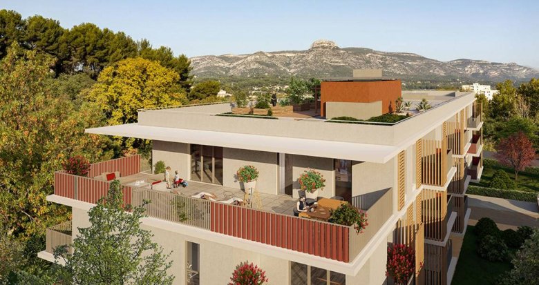 Achat / Vente appartement neuf Aubagne à 1,5 km du centre-ville et de la gare (13400) - Réf. 8328