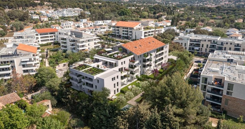 Achat / Vente appartement neuf La Ciotat nouvel éco quartier à 10 min du Vieux Port (13600) - Réf. 8220