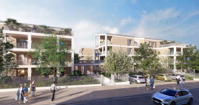 Achat / Vente appartement neuf La Roque-d'Anthéron au pied du massif du Lubéron (13640) - Réf. 13174
