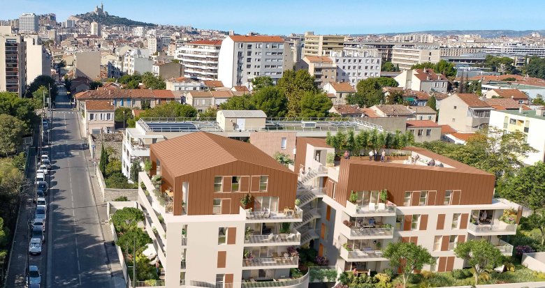 Achat / Vente appartement neuf Marseille 10 proche de la Faculté de la Timone (13010) - Réf. 8000