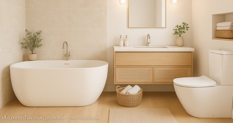 Achat / Vente appartement neuf Marseille 13ème secteur résidentiel à 2 min à pied du métro 1 (13013) - Réf. 13541