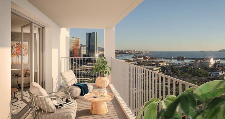 Achat / Vente appartement neuf Marseille 15ème écoquartier proche des commerces (13015) - Réf. 12167