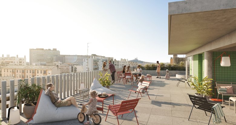 Achat / Vente appartement neuf Marseille 5ème logements modulables proche gare et métro M1 (13004) - Réf. 7278