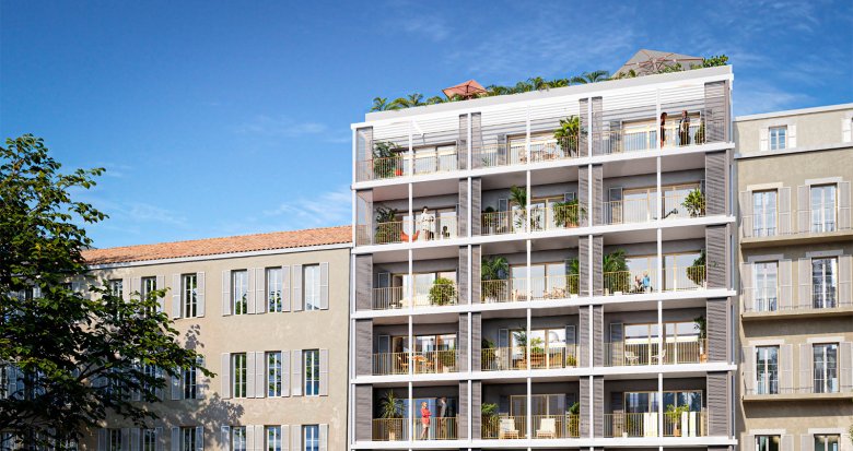 Achat / Vente appartement neuf Marseille 8ème résidence haut de gamme au coeur de Périer (13008) - Réf. 12948