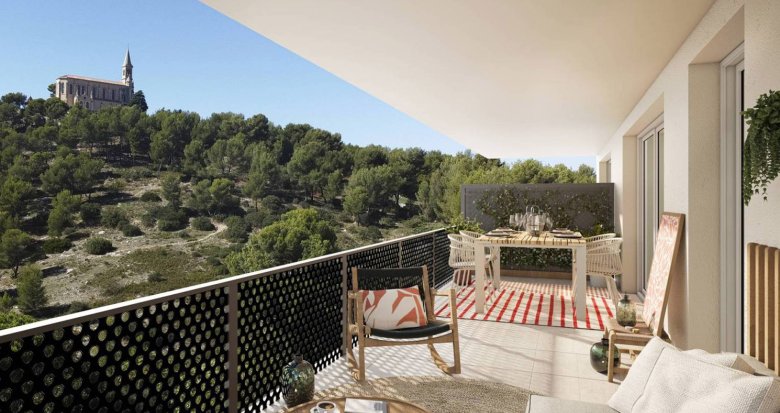 Achat / Vente appartement neuf Marseille 9 entre colline de St-Joseph et village du Redon (13009) - Réf. 12580