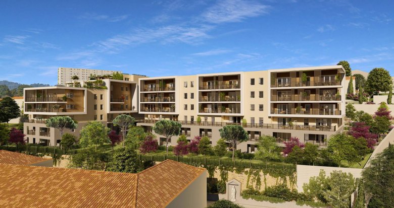 Achat / Vente appartement neuf Marseille 9 entre colline de St-Joseph et village du Redon (13009) - Réf. 12580