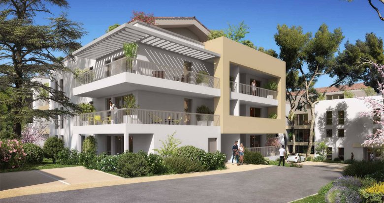 Achat / Vente appartement neuf Martigues résidence provençale en pleine nature (13500) - Réf. 7345
