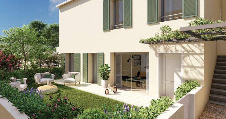 Achat / Vente appartement neuf Rognes résidence intimiste au centre du village (13840) - Réf. 13223