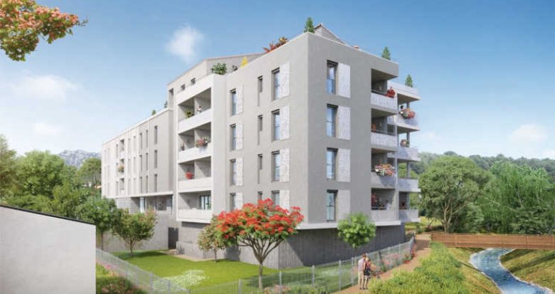 Achat / Vente appartement neuf Roquevaire au bord de l'Huveaune (13360) - Réf. 2626