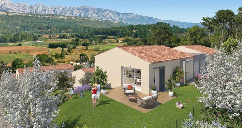 Achat / Vente appartement neuf Rousset à 20 minutes d’Aix-en-Provence (13790) - Réf. 6928