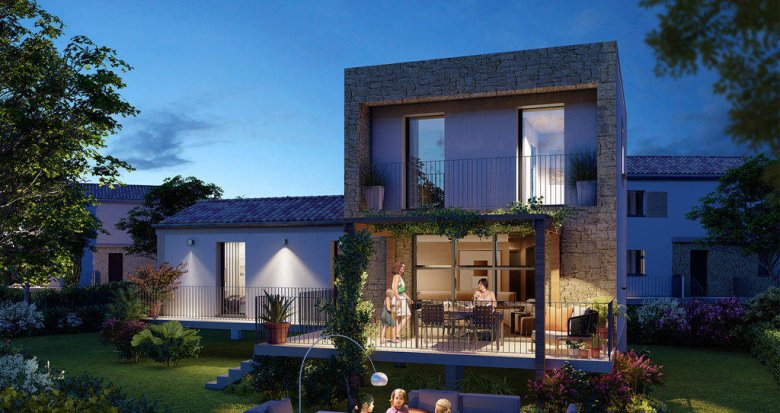 Achat / Vente appartement neuf Saint-Étienne-du-Grès à 15 min de St Rémy de Provence (13103) - Réf. 11240