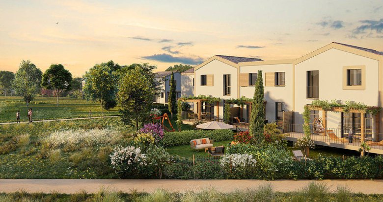 Achat / Vente appartement neuf Saint-Étienne-du-Grès à 15 min de St Rémy de Provence (13103) - Réf. 11240